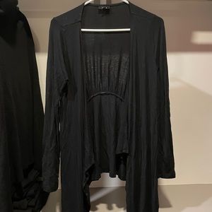 Mossimo black cardigan light knit jacket tapered